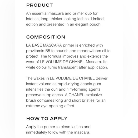 CHANEL NIB Go to Extremes Mascara Set (2022) - Picture 2 of 3